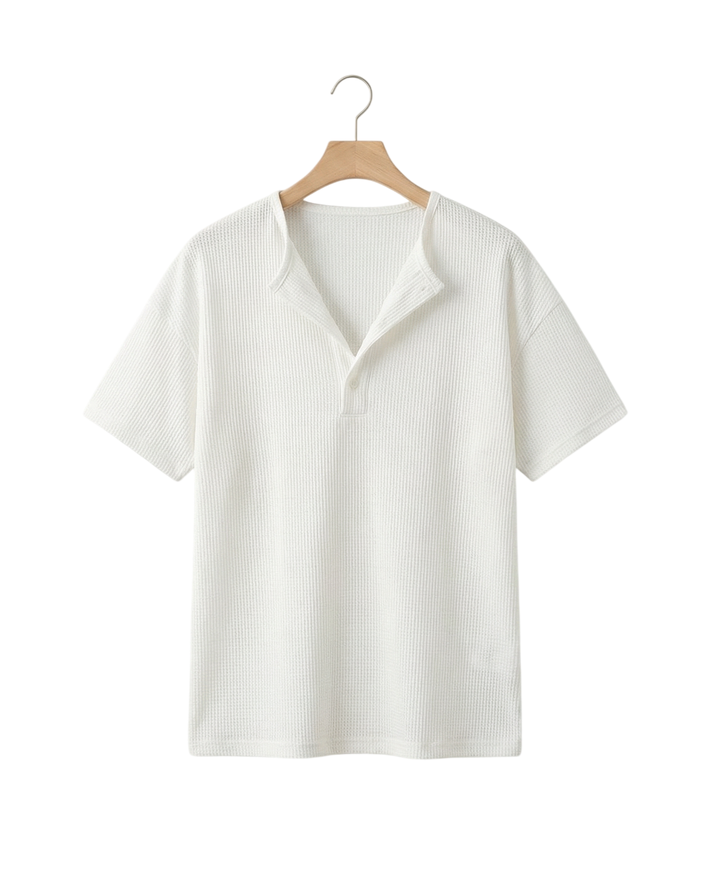 Maison Ivory Cotton Open-Collar