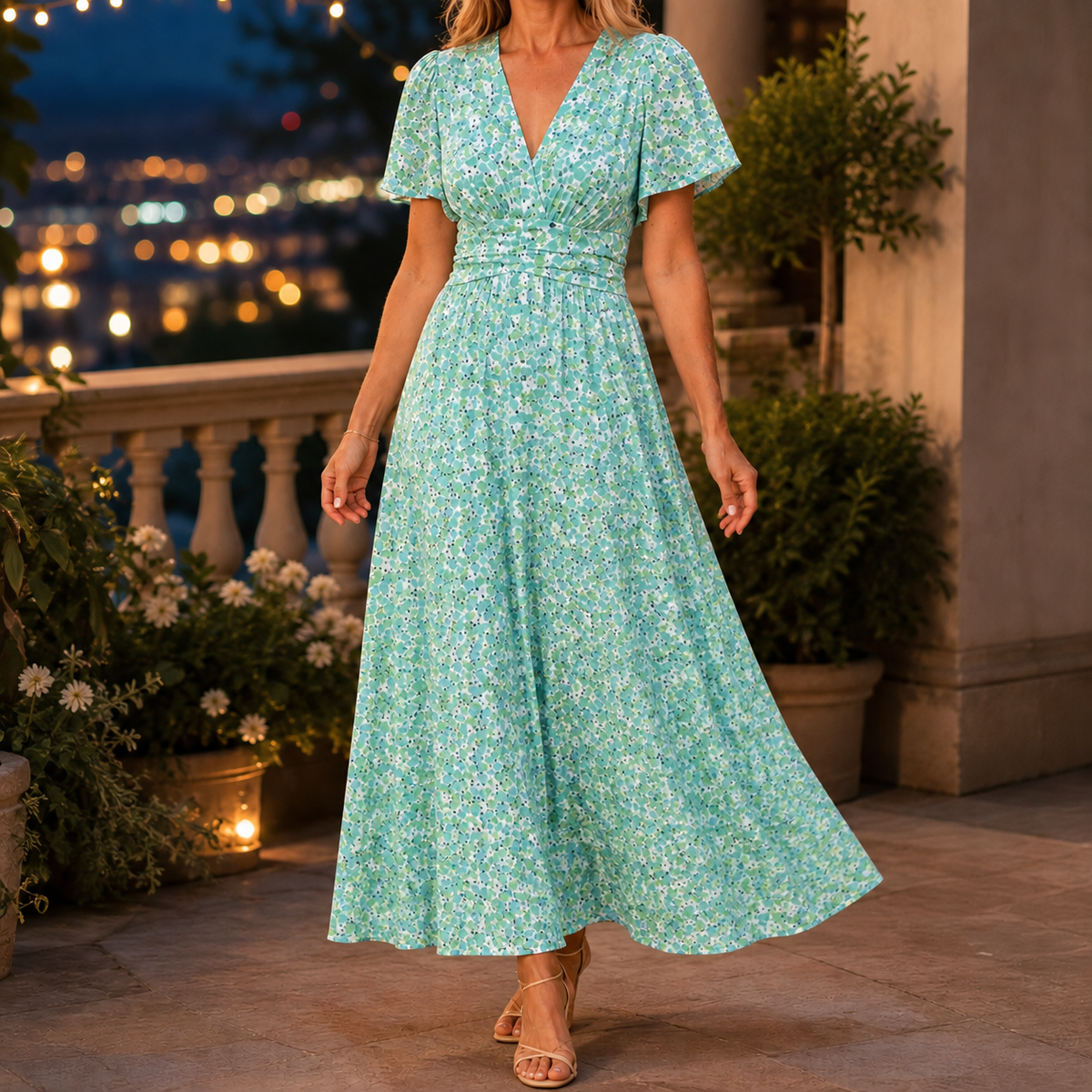 Xenia-Mae Floral Maxi Dress