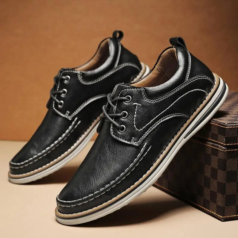 Monroe Leather Moc Oxfords