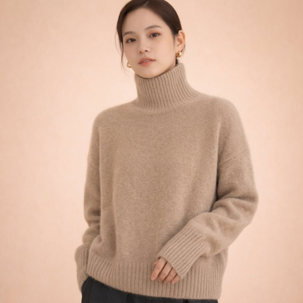 Novella Cashmere Turtleneck