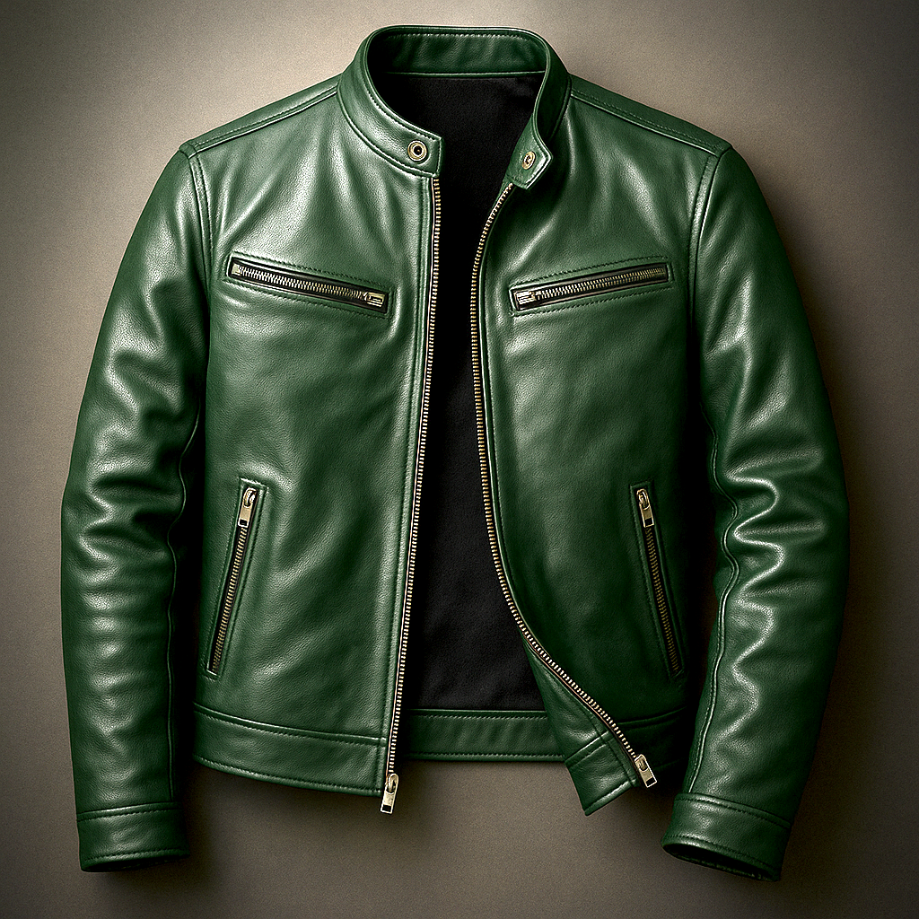 Marcello Leather Biker Jacket