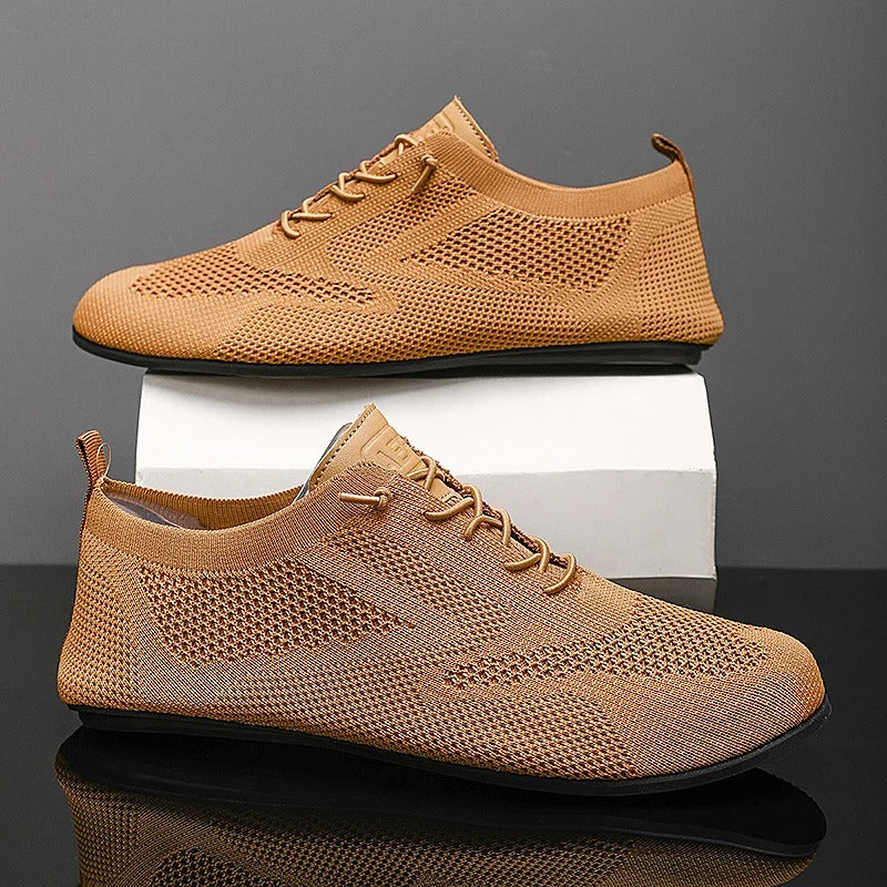 Mesh Knit Slip-Ons