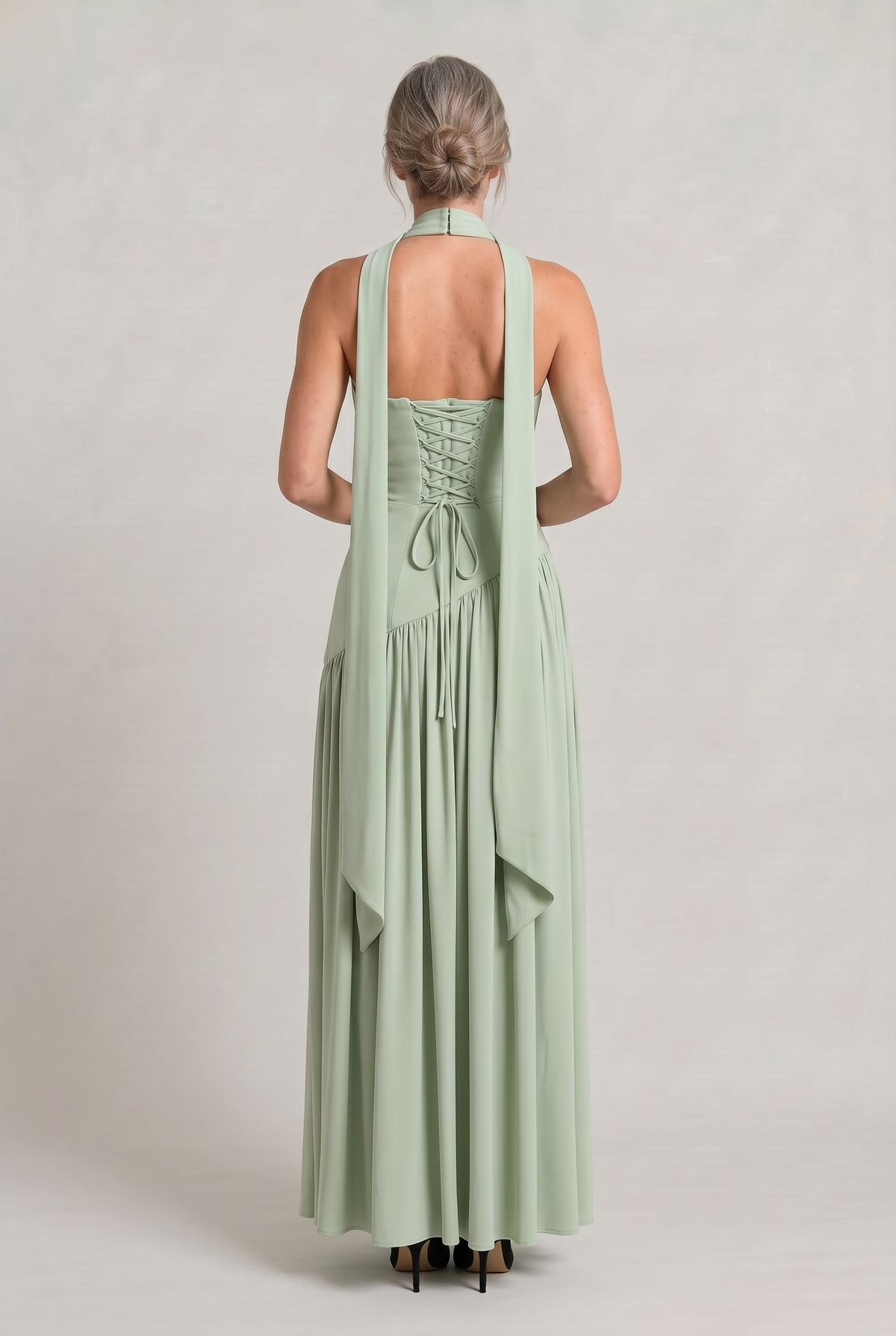 Women's Elegant Strapless Maxi Dress