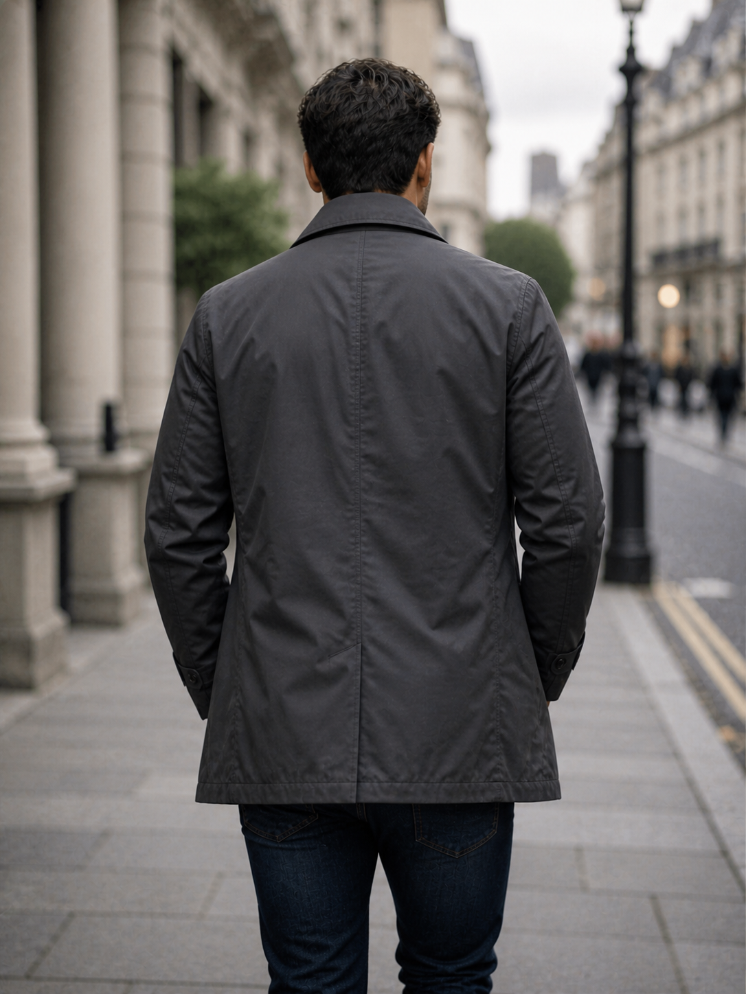 Men’s Tailored Classic Coat – Structured Smart-Casual Outerwear