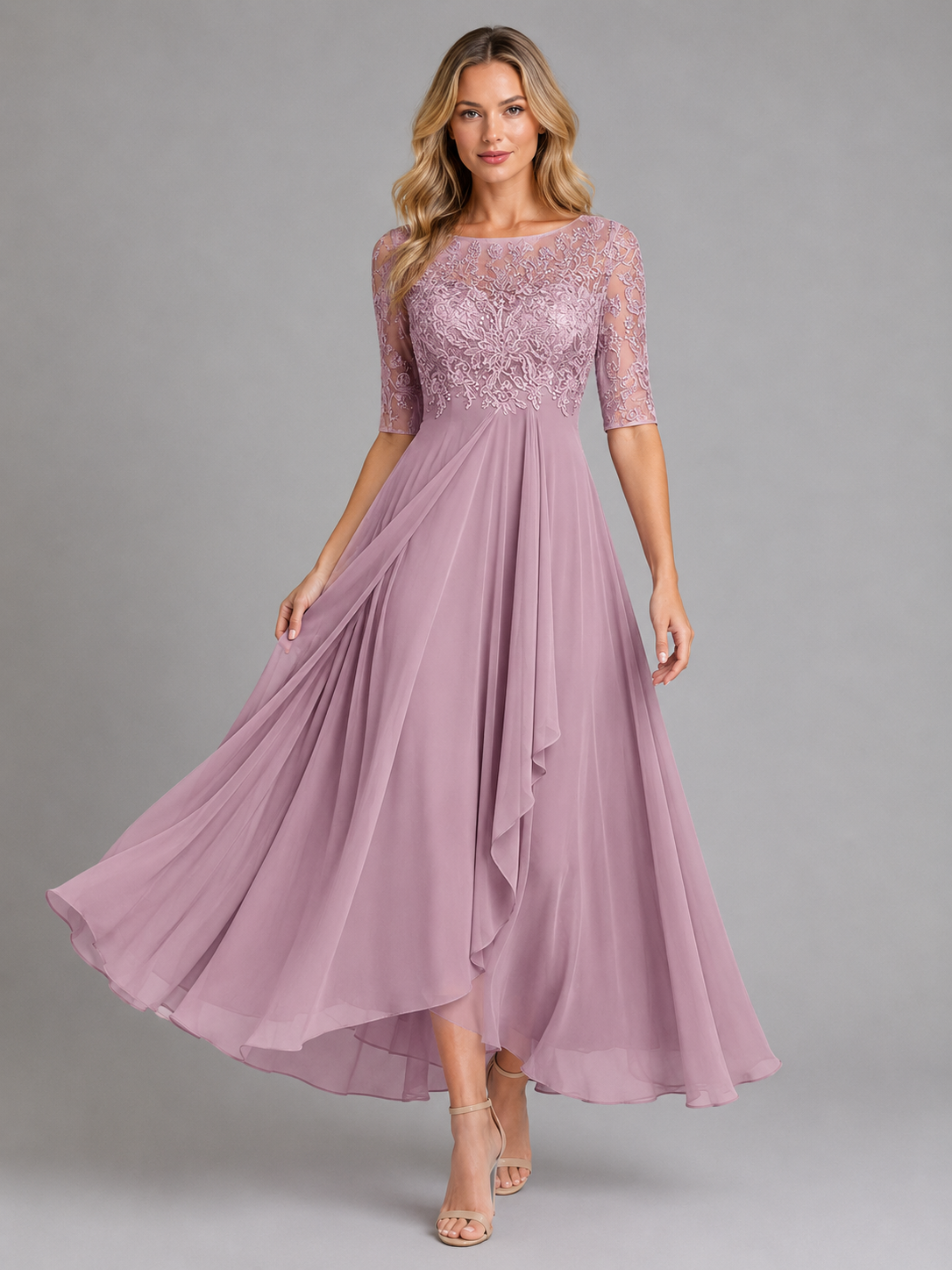 Genevieve Lace Midi Dress