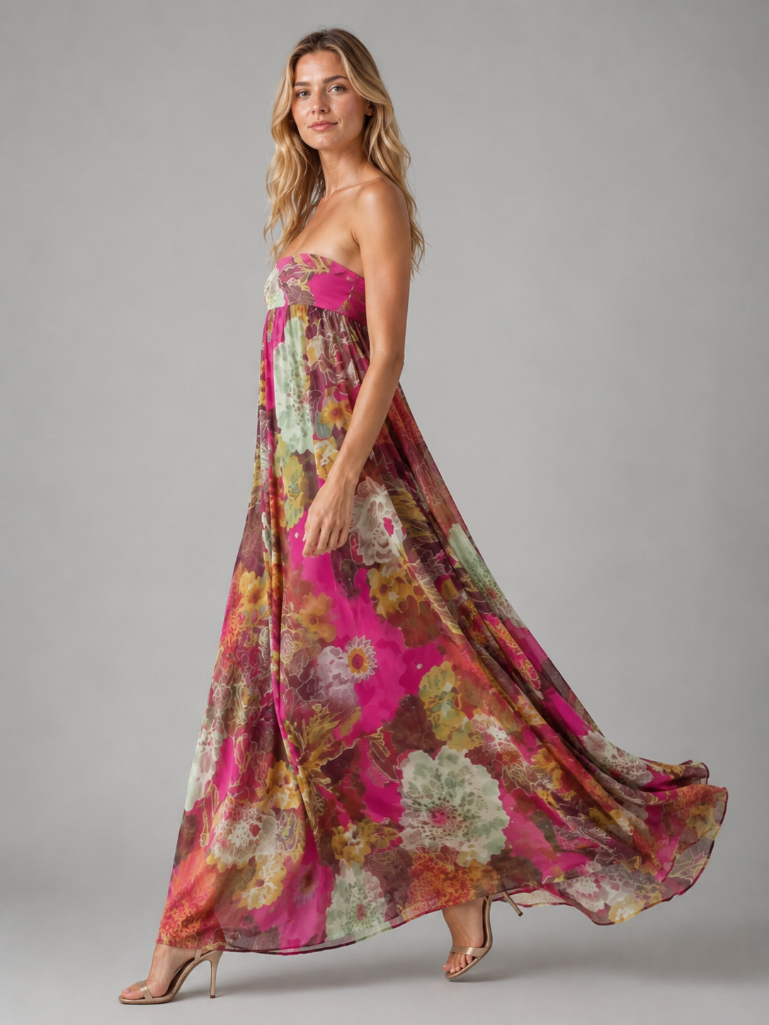 Agnes Strapless Dress