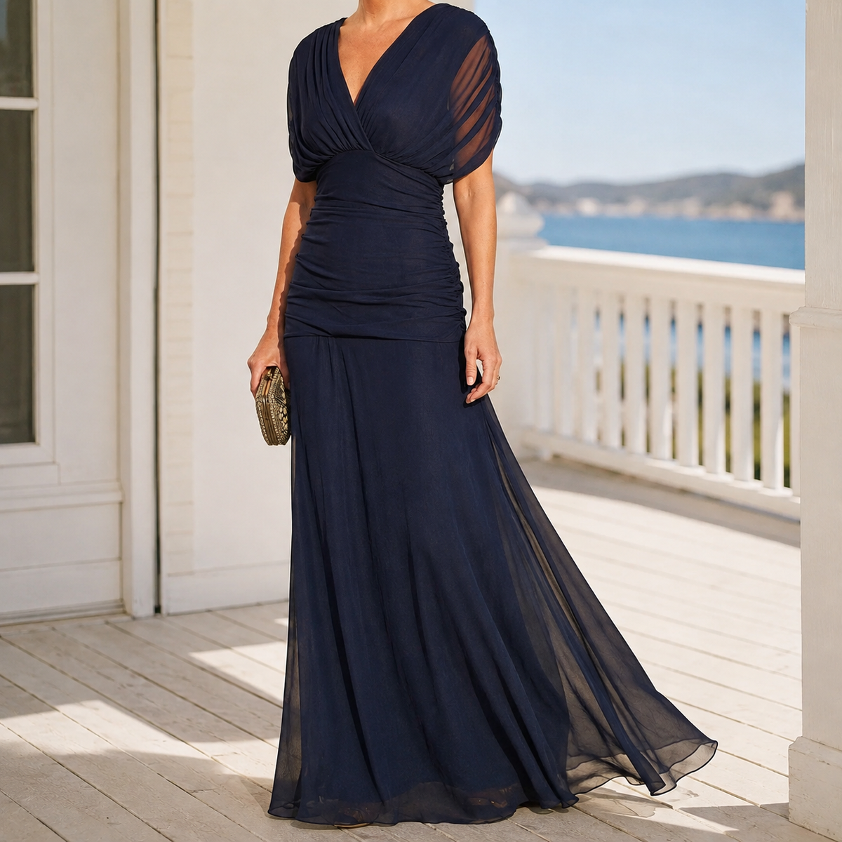 Willa Ruched Maxi Dress