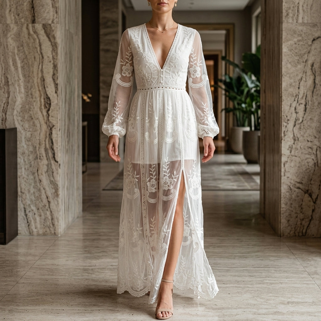 Willa Lace Maxi Dress