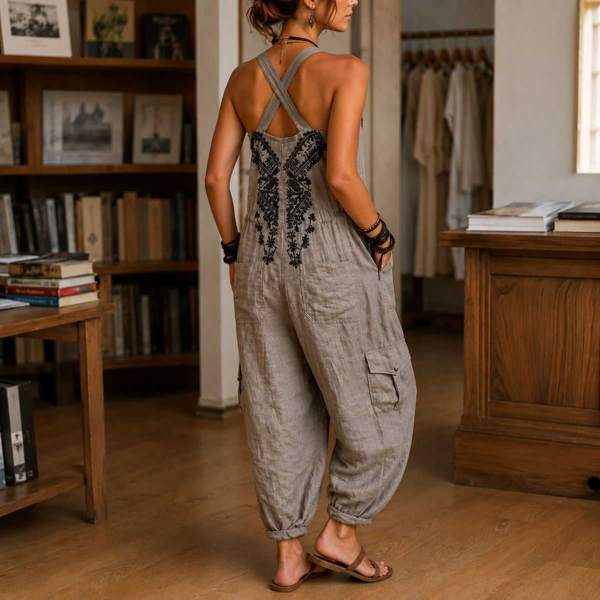 Vivienne V Neck Jumpsuit