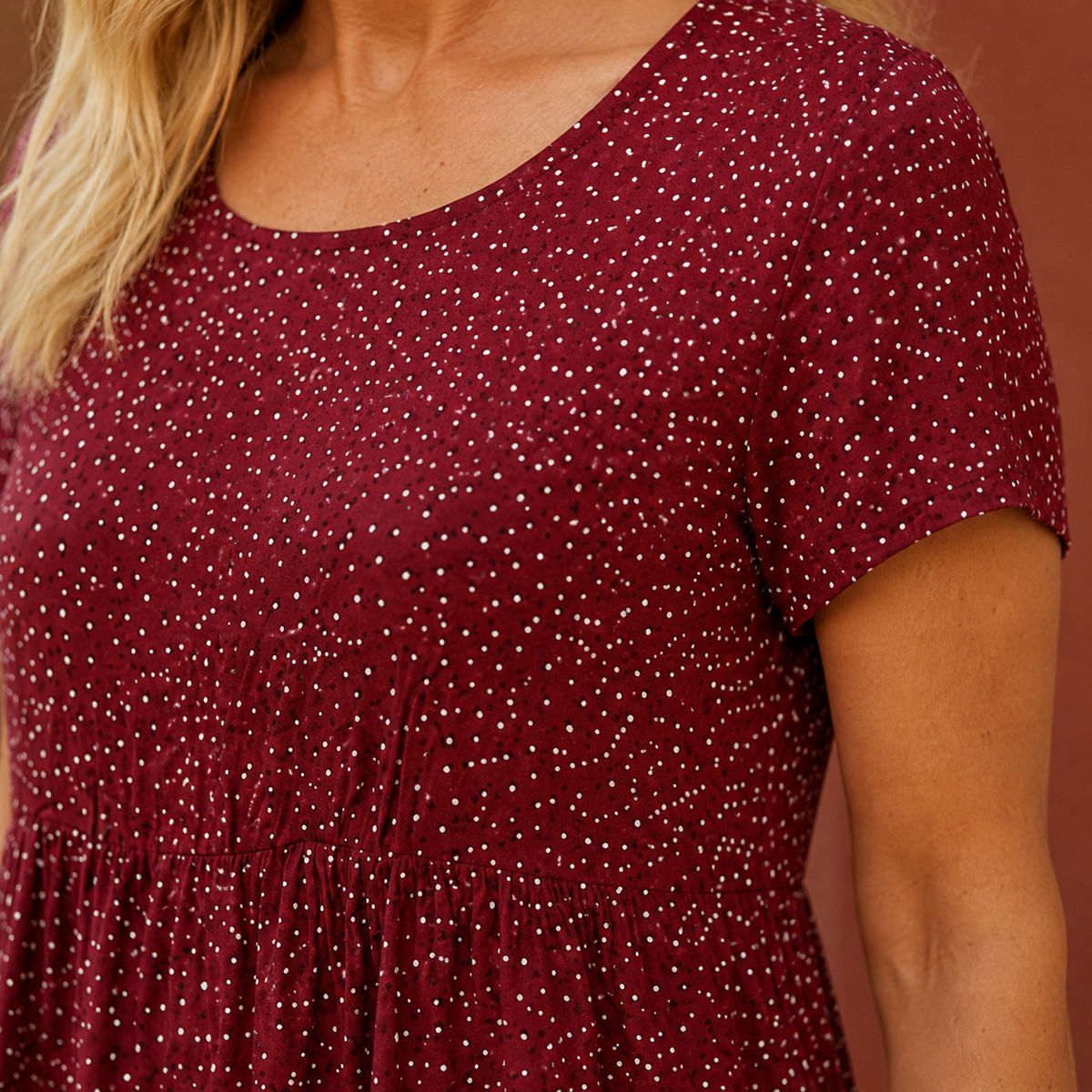 Annabel Dotted Midi Dress