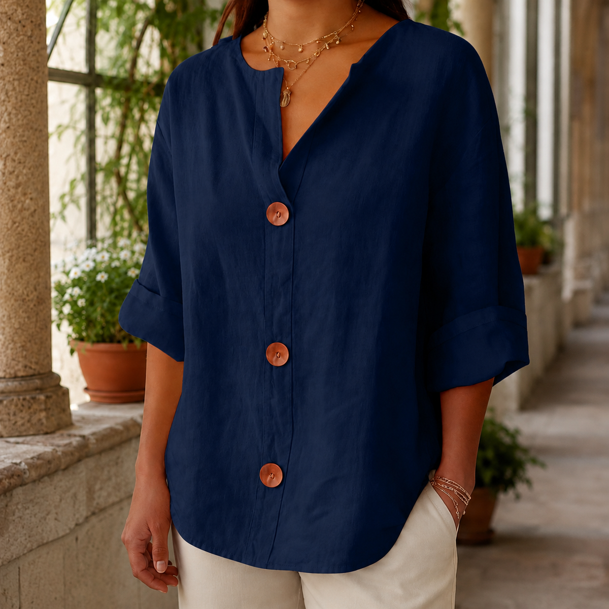 Valencia Button Front Shirt