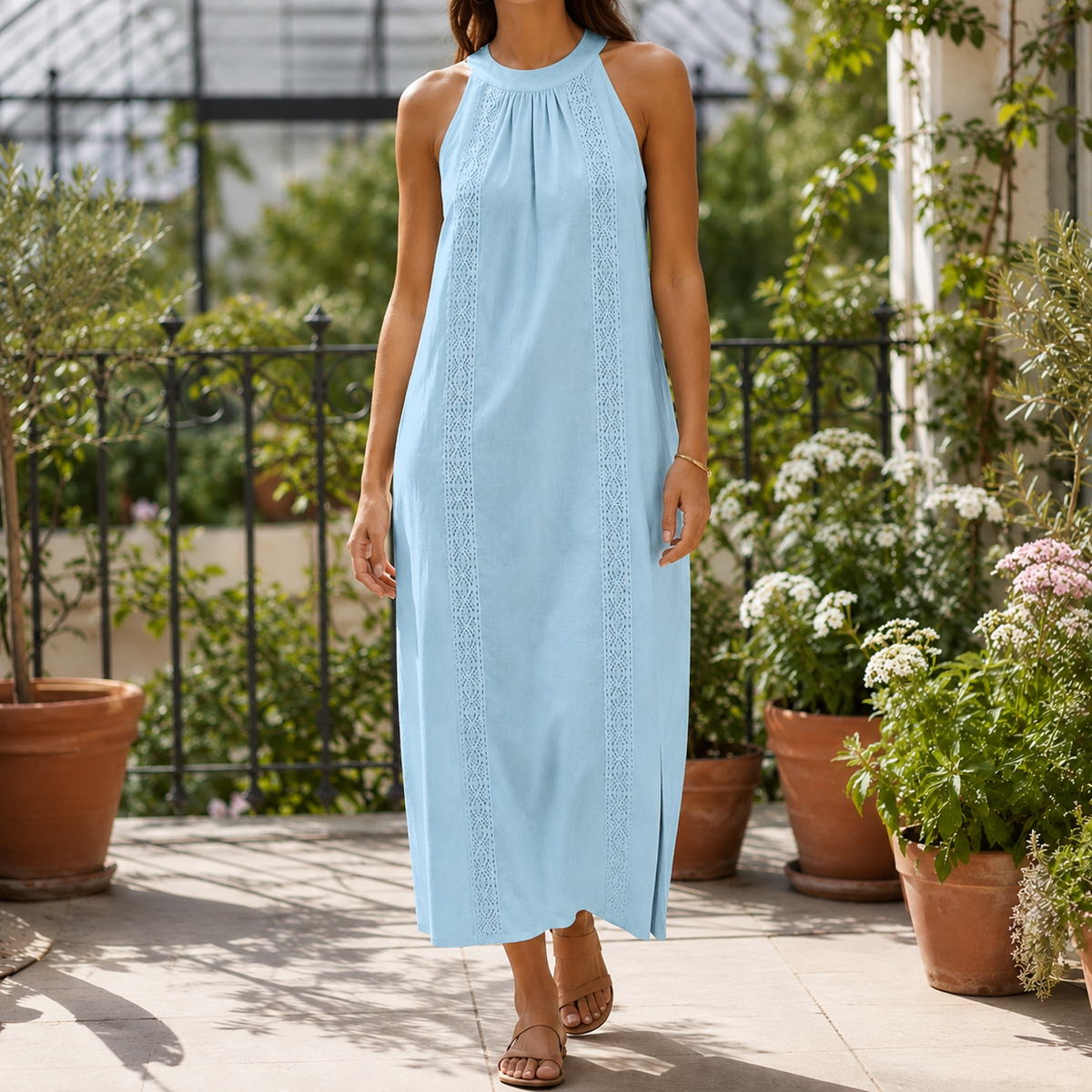 Priscilla Lace Midi Dress