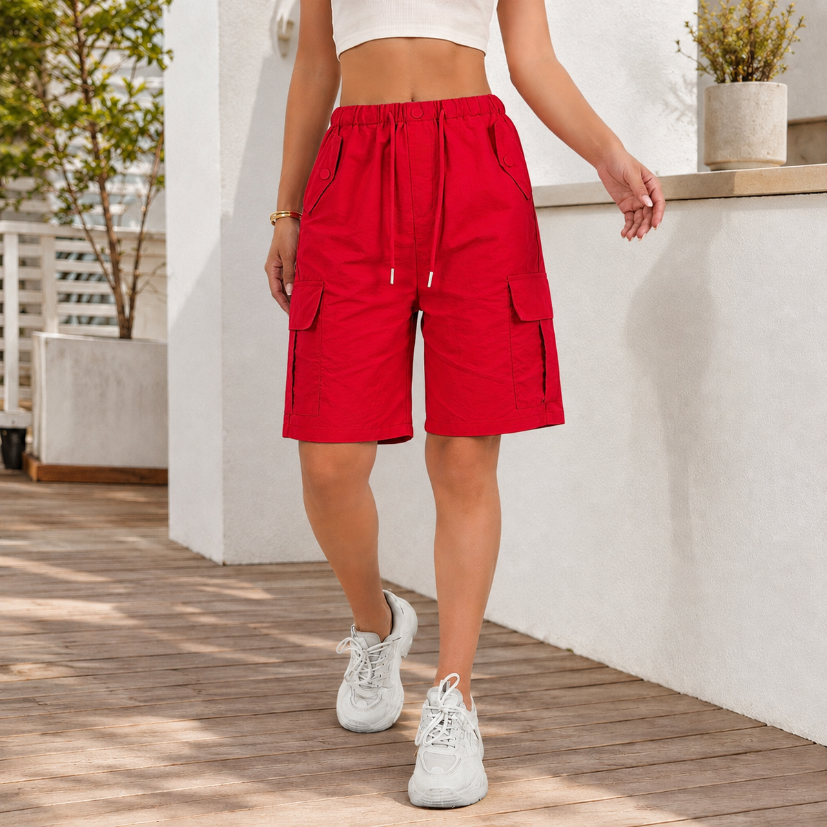 Vivienne Relaxed Cargo Shorts