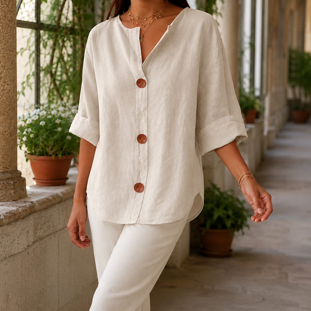 Valencia Button Front Shirt
