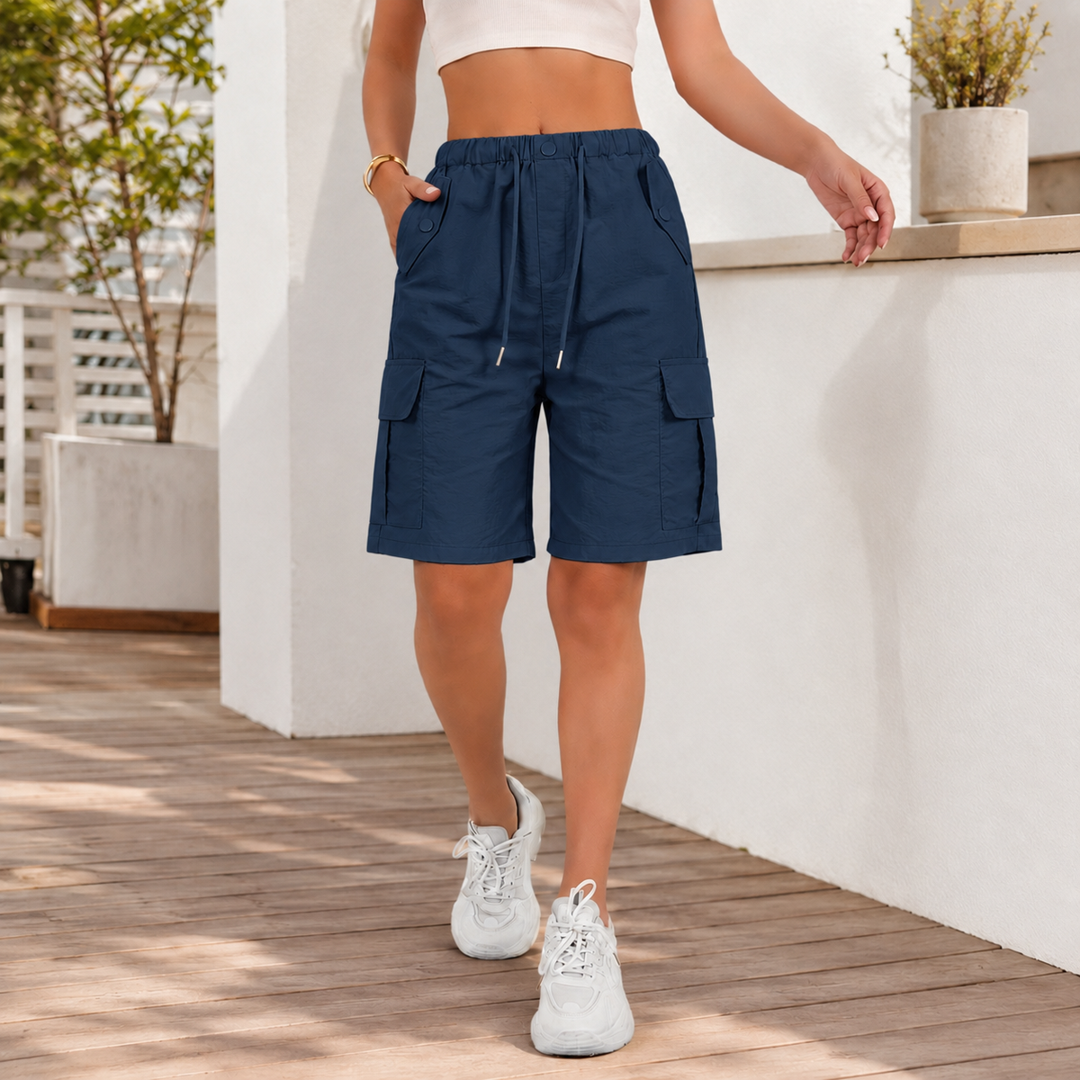 Vivienne Relaxed Cargo Shorts
